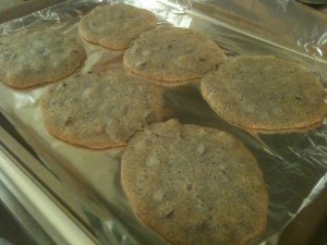 Blue Cornmeal Chocolate Chip Cookies